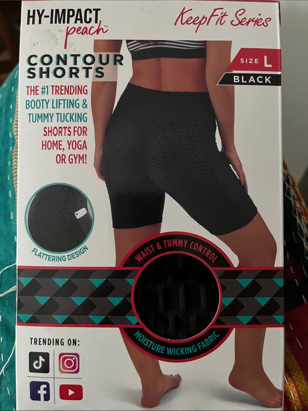 Women's Black Contour Bike Shorts - Sleek Tummy Control